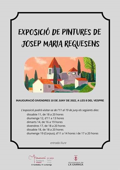 Exposició de pintures de Josep Mª Requesens