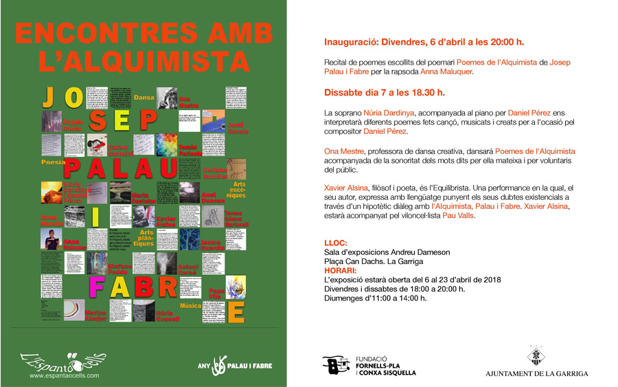 Una exposició per commemorar el centenari del naixement de Josep Palau i Fabre
