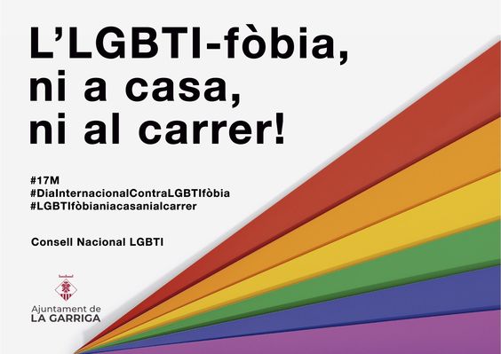 17-M: Dia Internacional contra la LGTBIfòbia