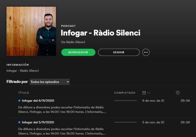 Ràdio Silenci desembarca a Spotify 