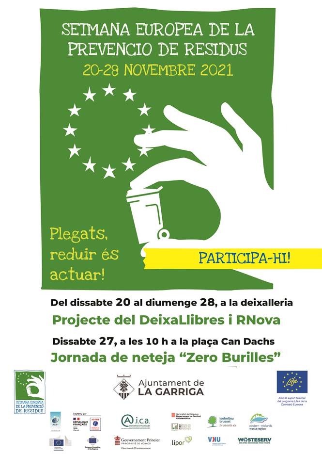 La Garriga s'adhereix a la Setmana Europea de la Prevenció de Residus