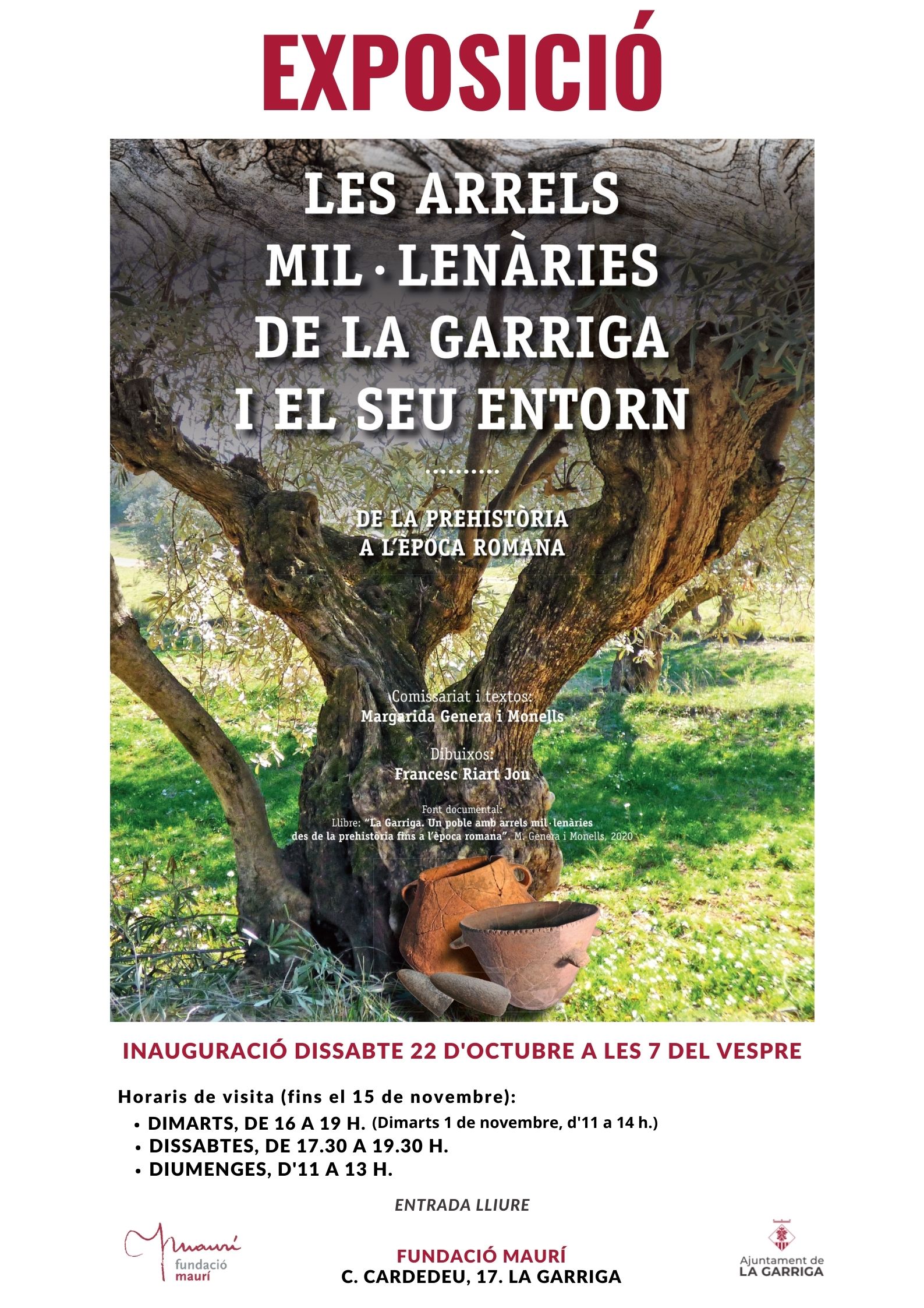 Exposició a la Fundació Maurí sobre les arrels de la Garriga