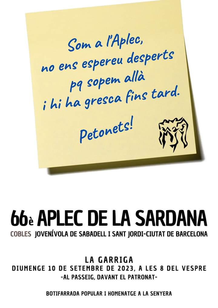 L'Aplec de la Sardana celebra la seva 66a edició