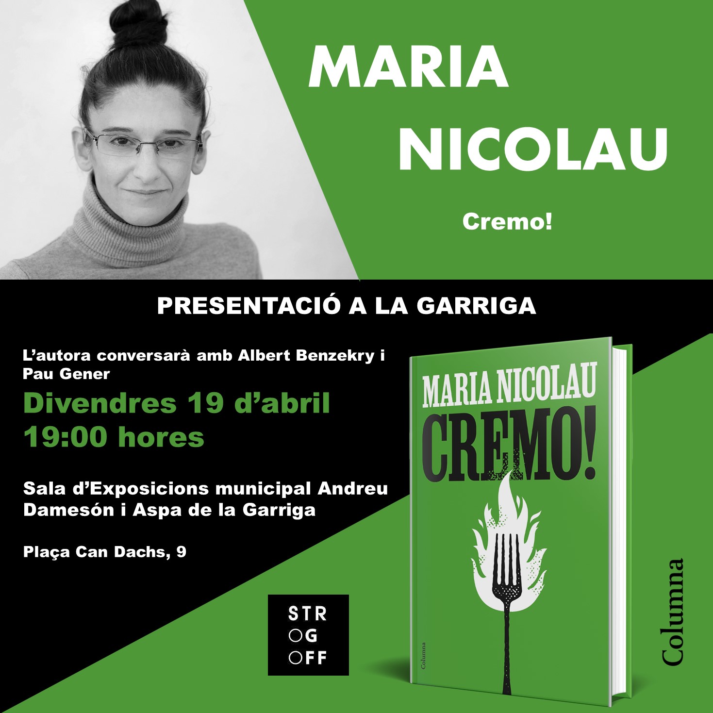Maria Nicolau presenta a la Garriga el seu nou llibre