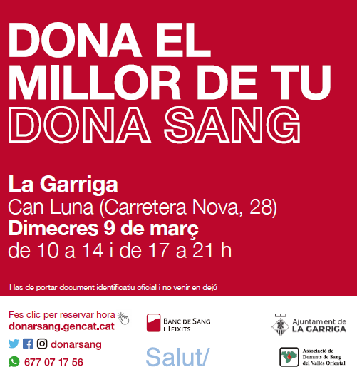 Jornada de donació de sang