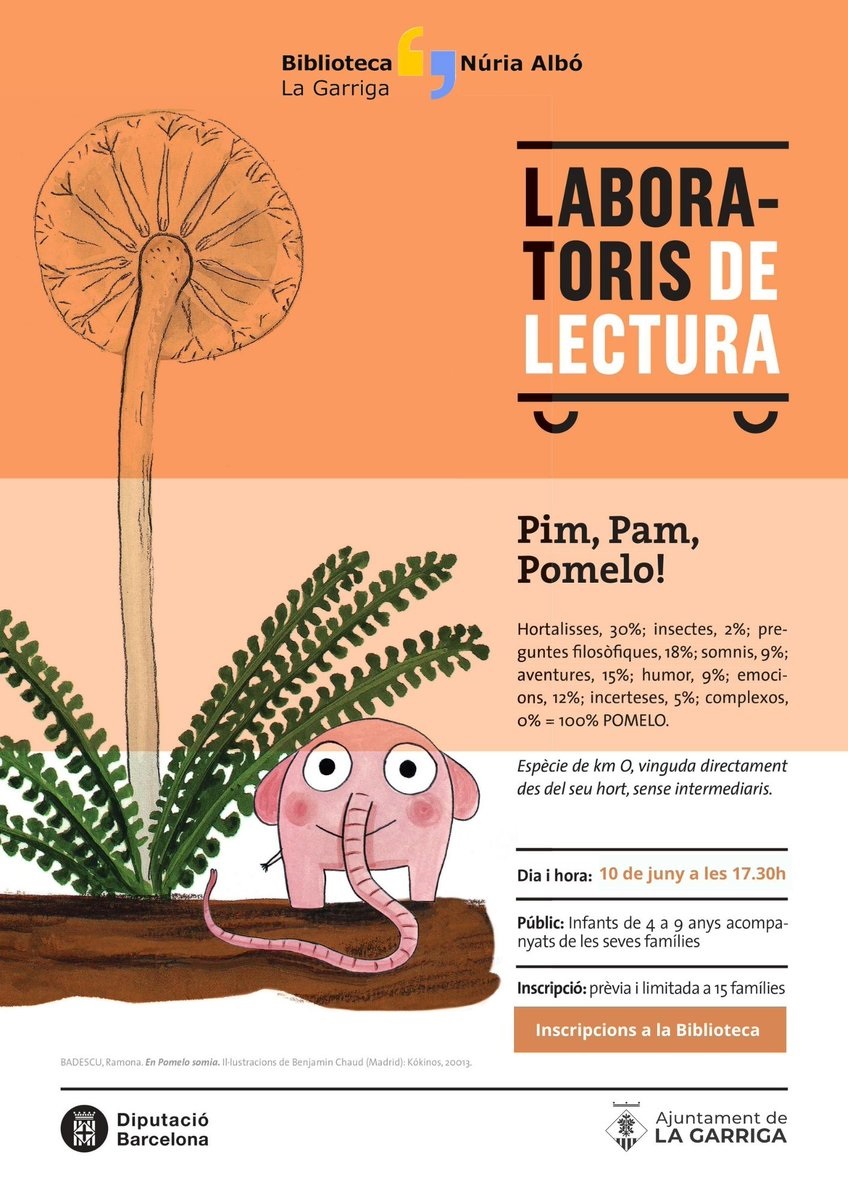 Laboratoris de lectura: Pim, Pam, Pomelo