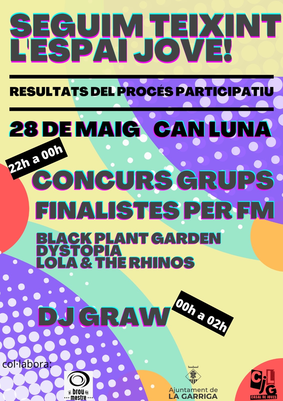 Concurs grups musicals finalistes per Festa Major 2022
