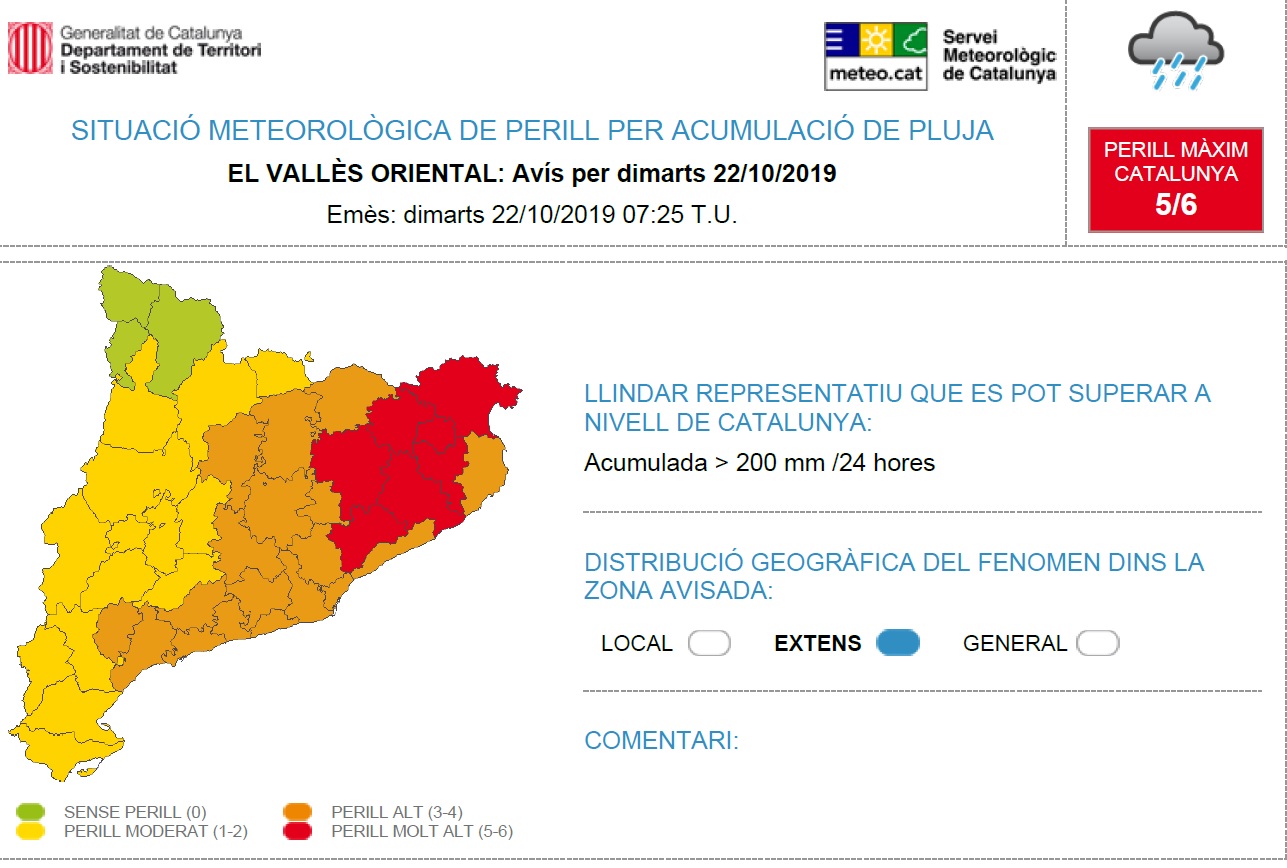 Alerta per temporals 