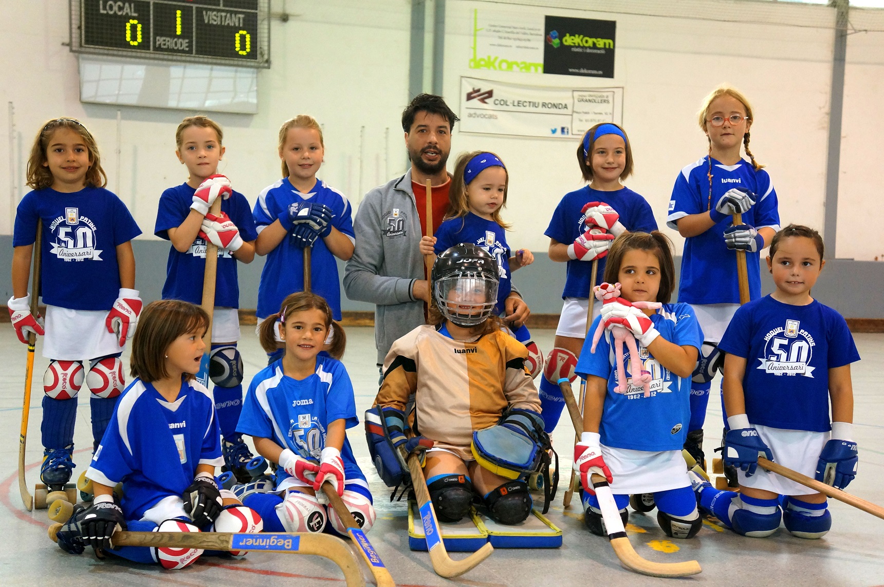 1r equip femení a l'UE la Garriga d'hoquei