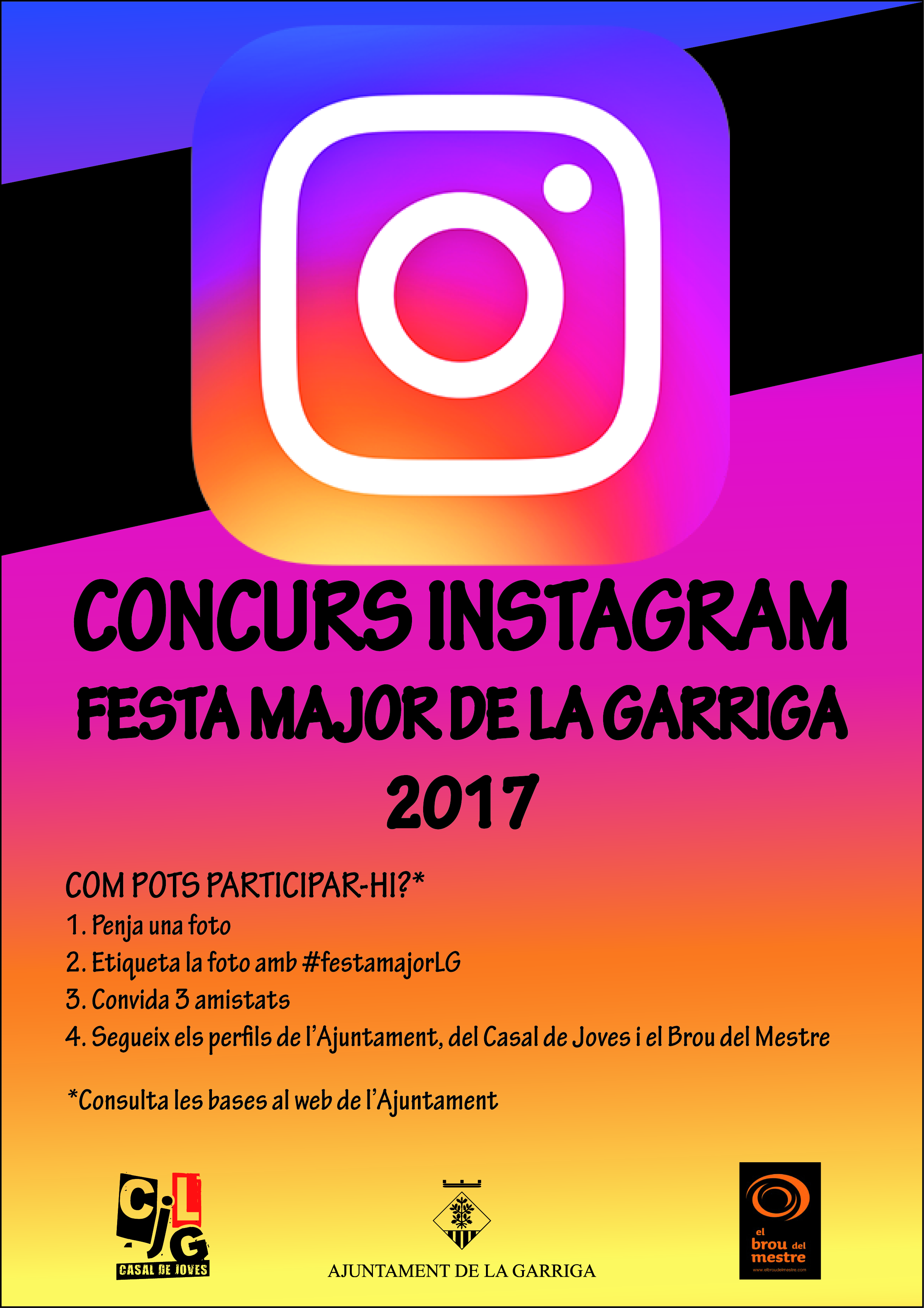 Les 2 millors fotos de #FestaMajorLG a Instagram tindran premi