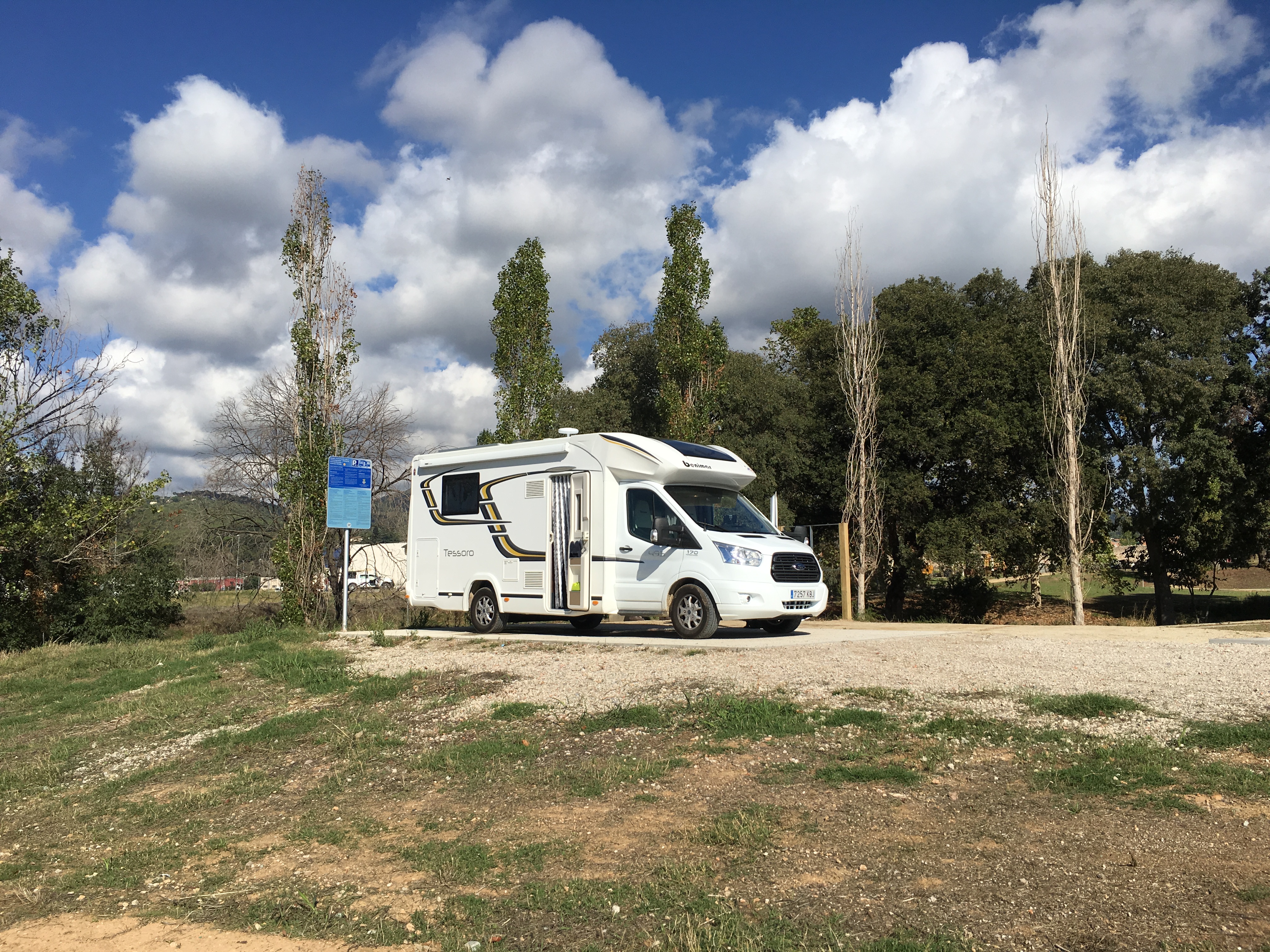 Inauguració de l'àrea per a autocaravanes