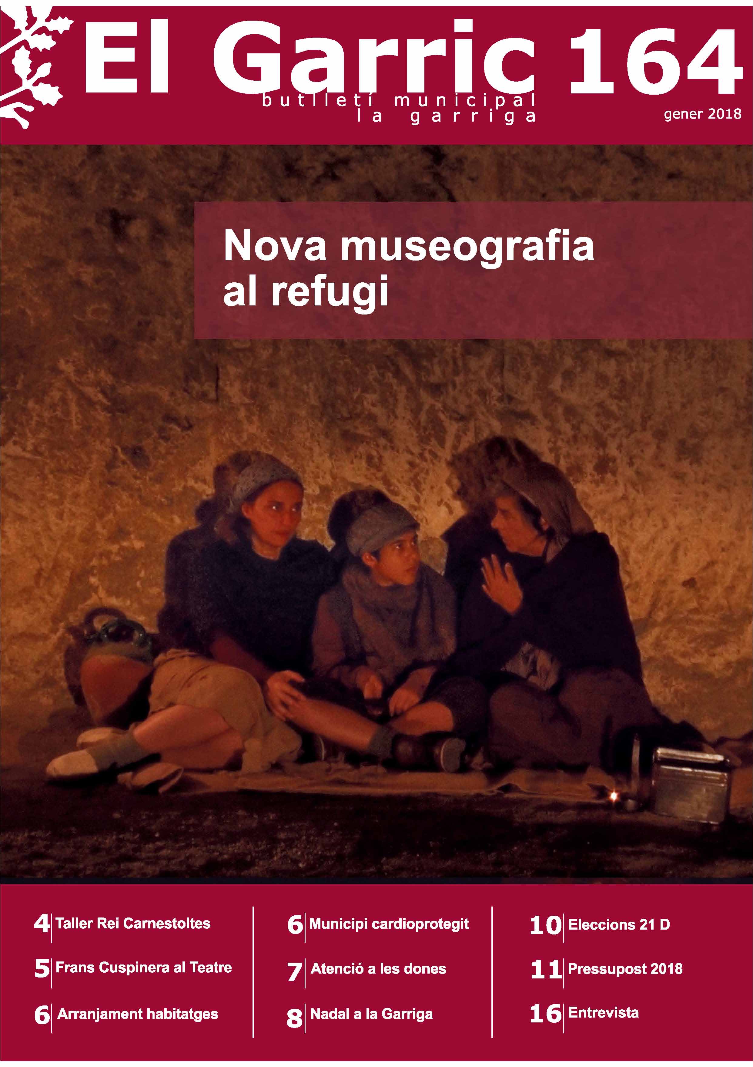 La nova museografia del refugi, portada del Garric 164