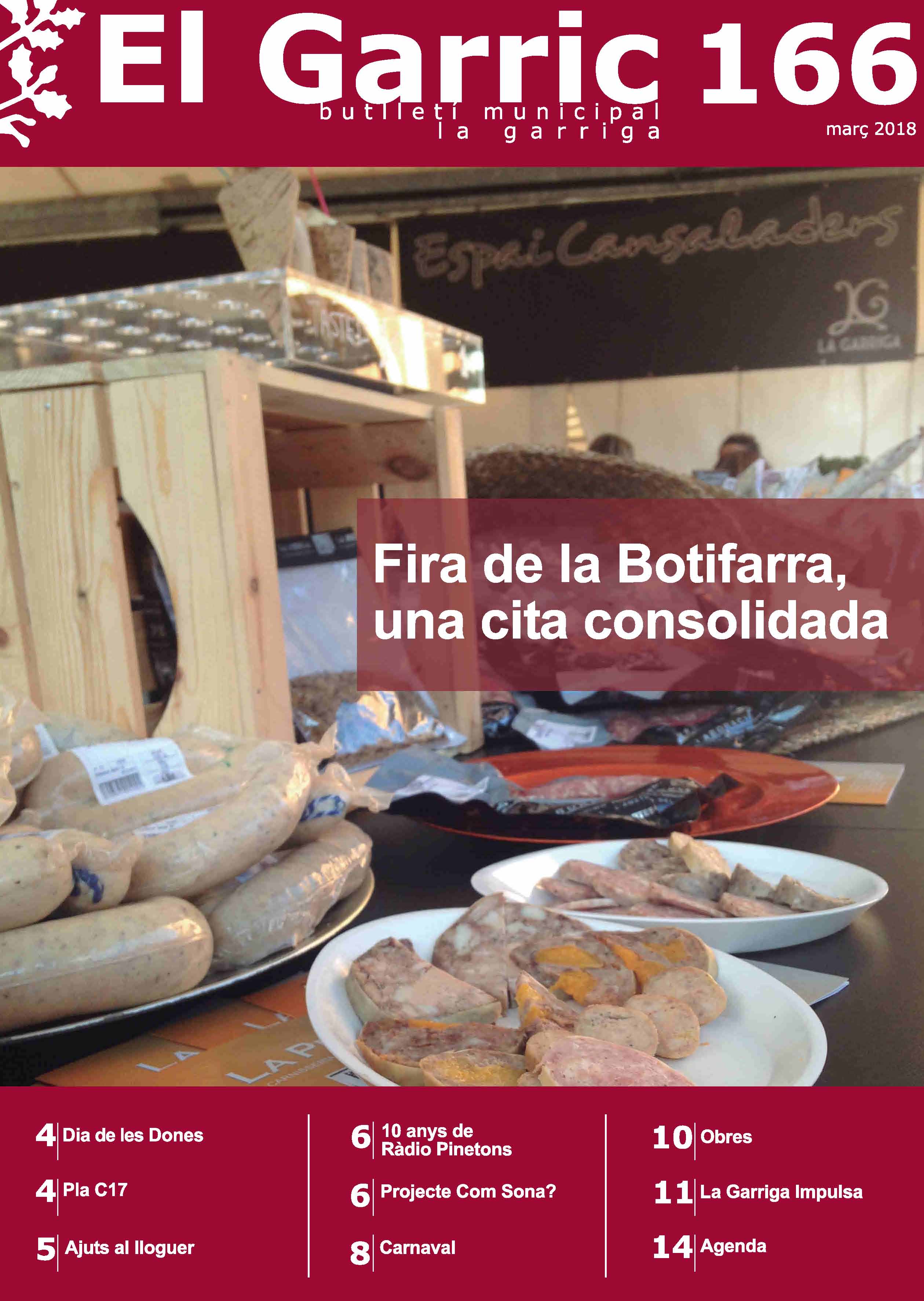 La Fira de la Botifarra, protagonista del butlletí de març