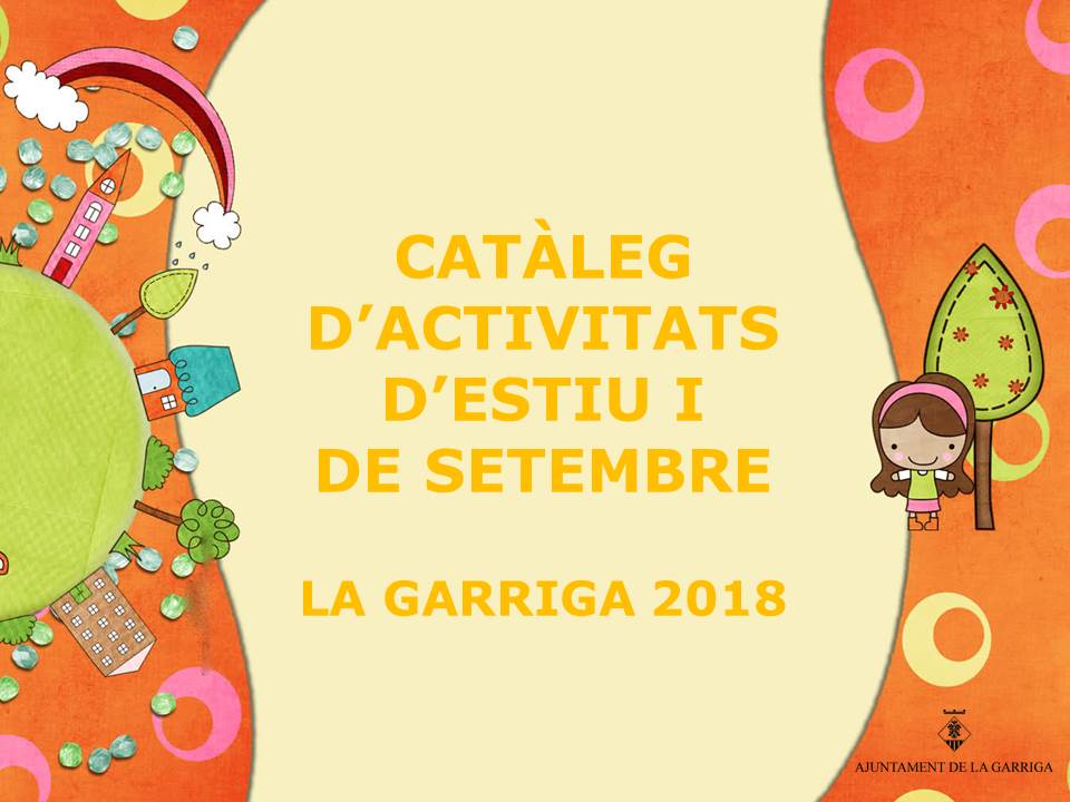 Catàleg per conèixer els casals d'estiu del municipi