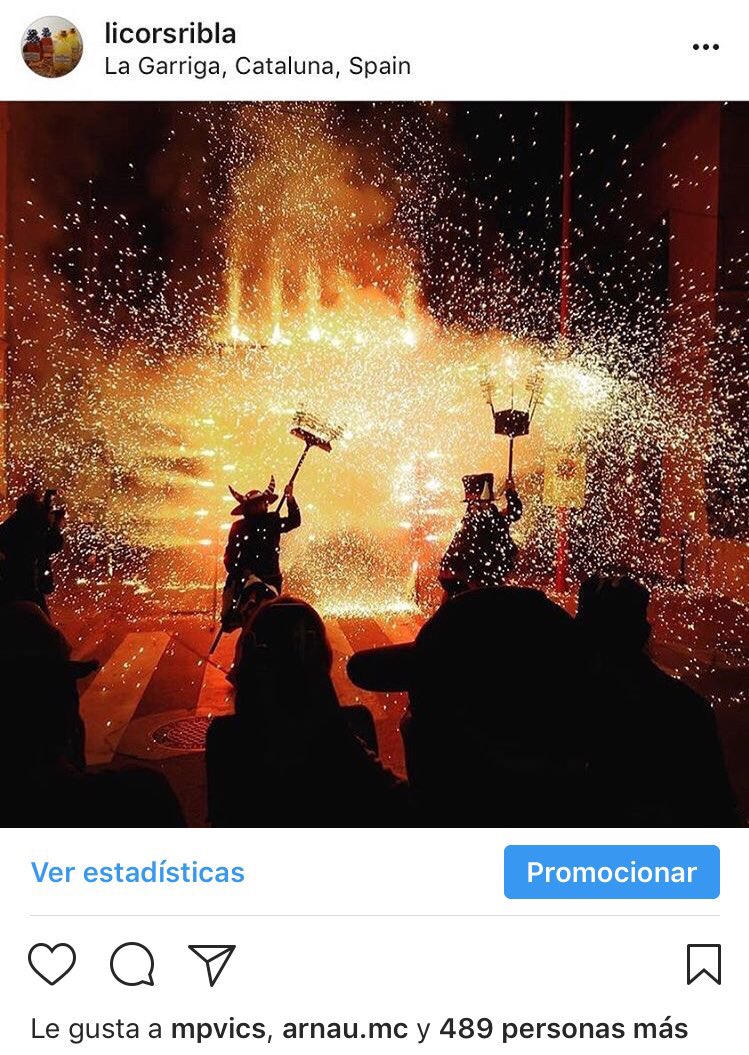 Una foto del correfoc, la millor de Festa Major