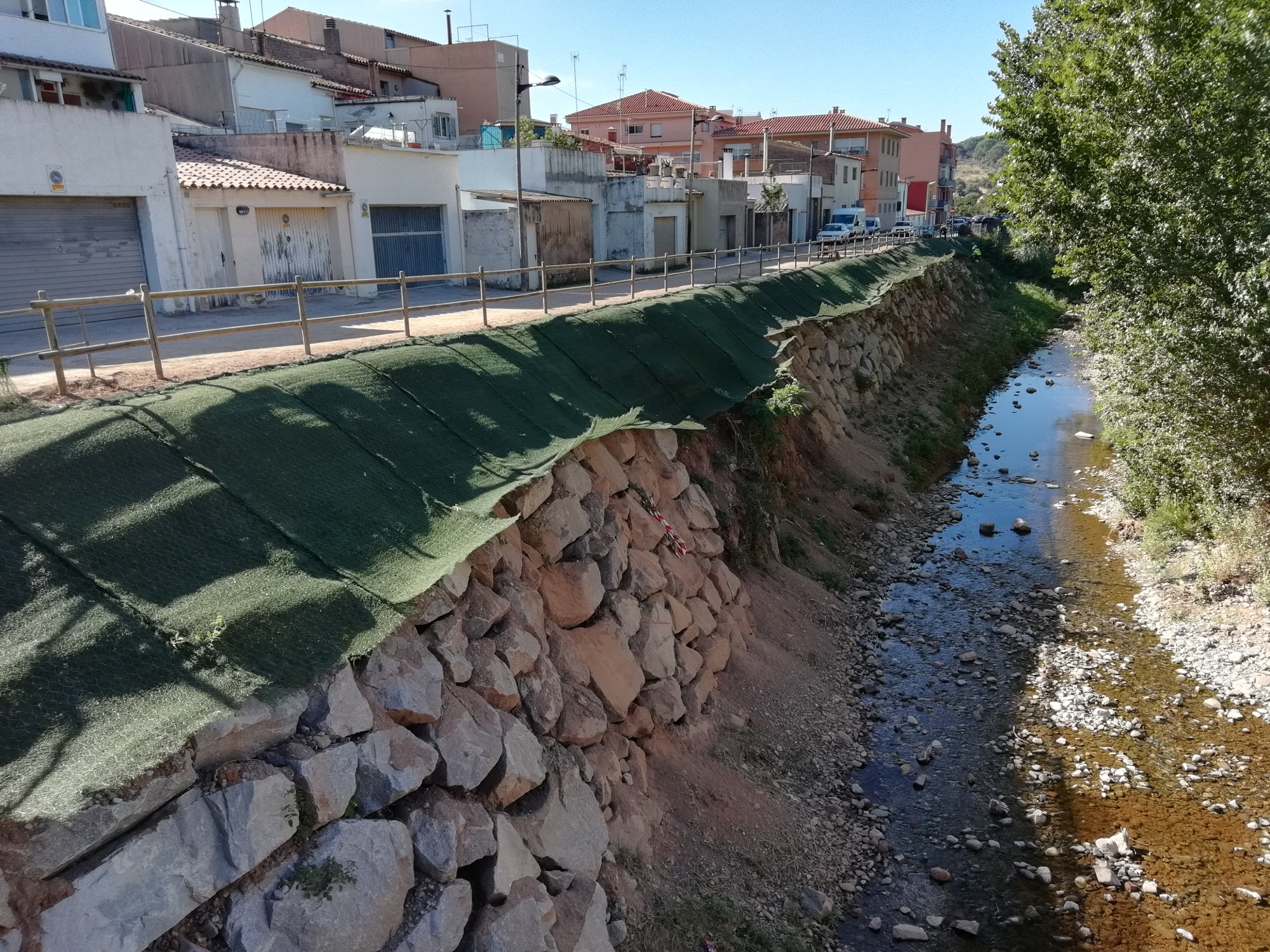 Segueix l'arranjament del talús