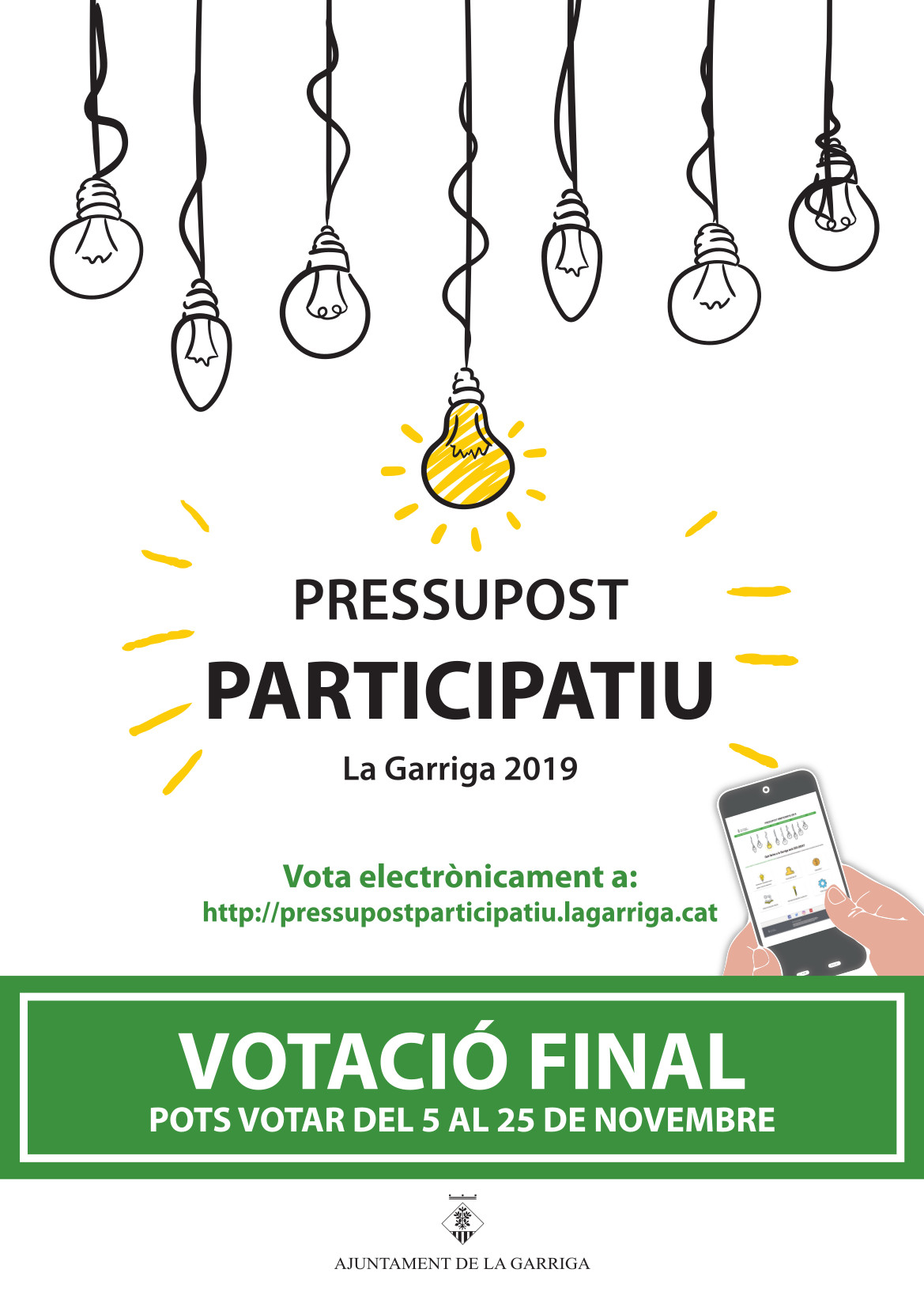 Últims dies per votar el pressupost participatiu