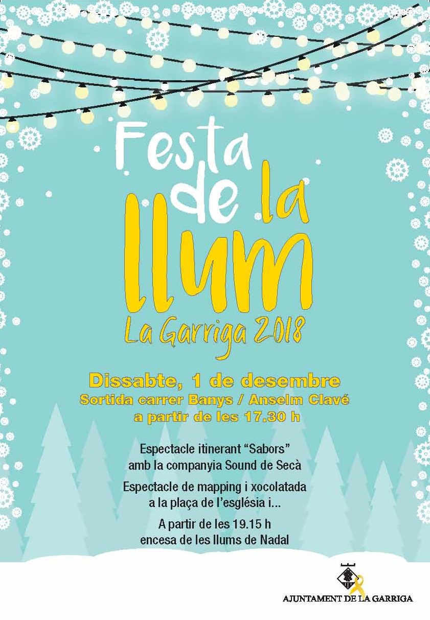 La Garriga dóna la benvinguda al Nadal amb la Festa de la Llum