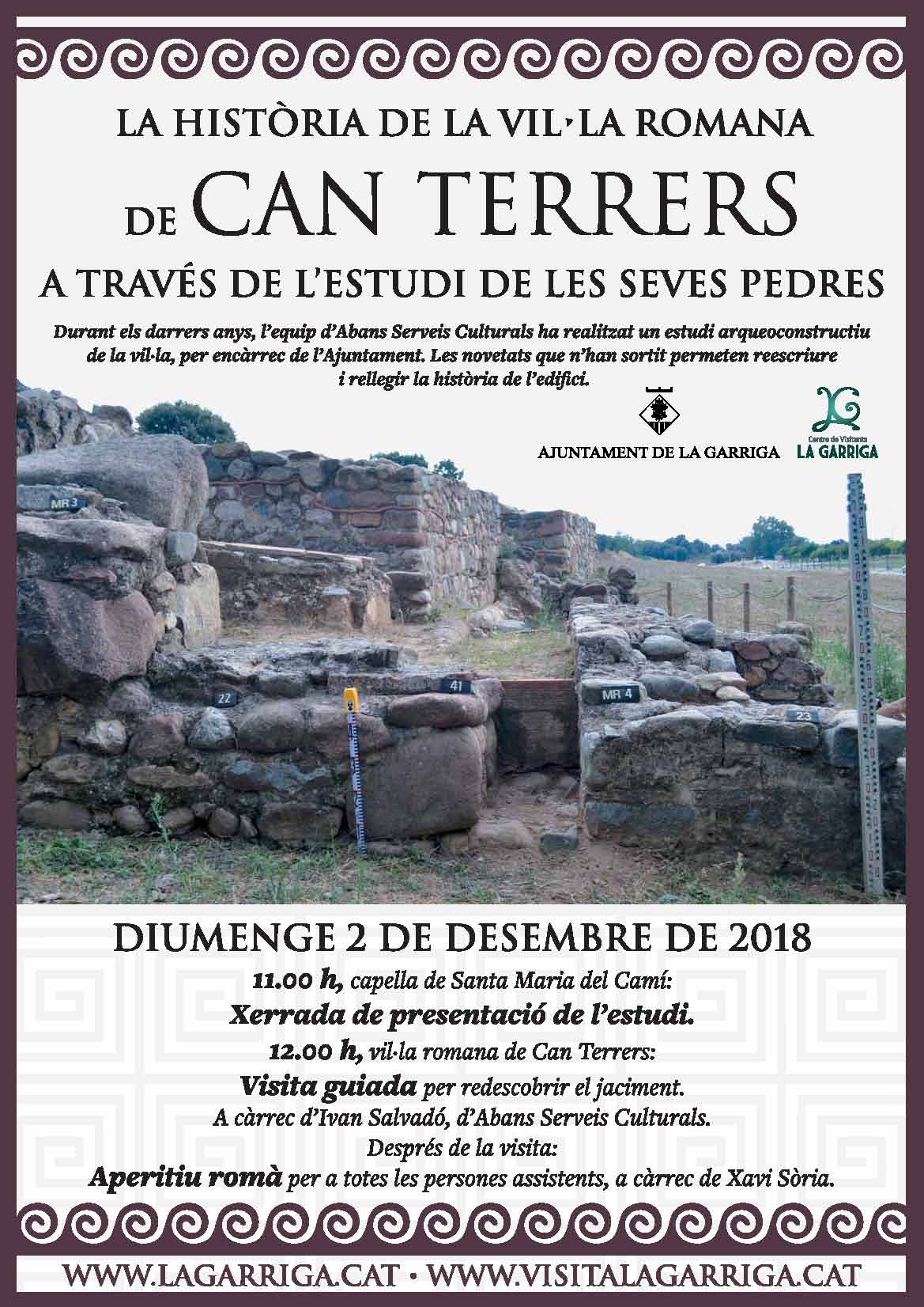 Presentació de l'estudi de Can Terrers