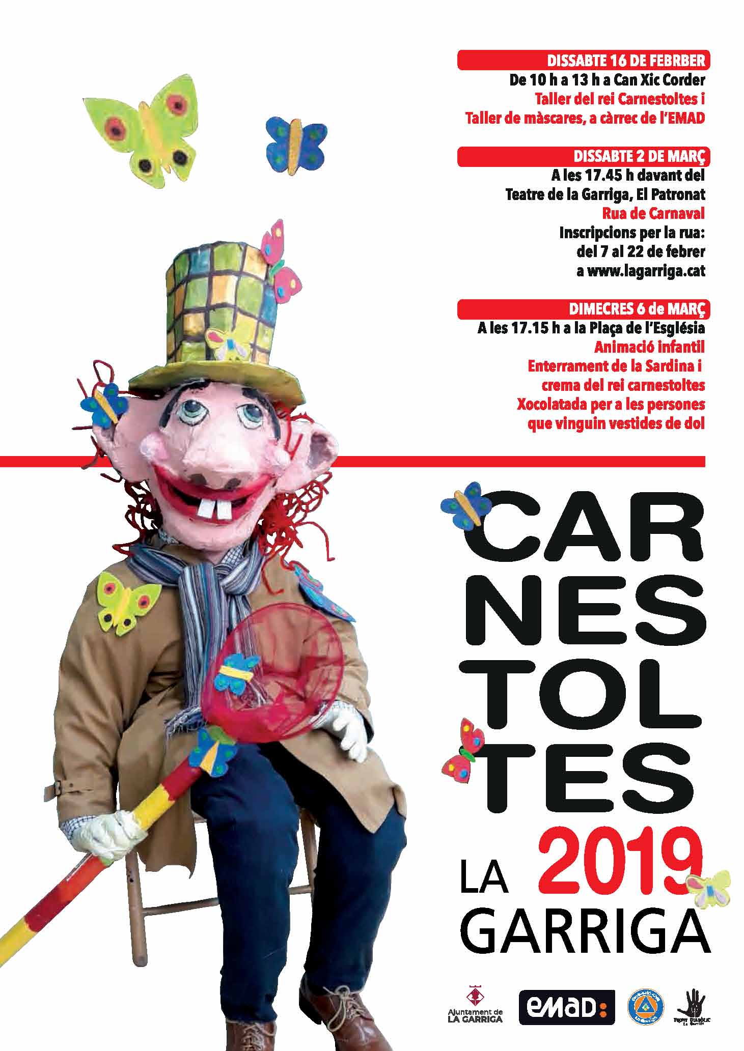 El Carnaval 2019 arriba el 2 de març