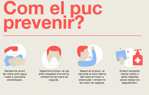 Mesures de prevenció del coronavirus