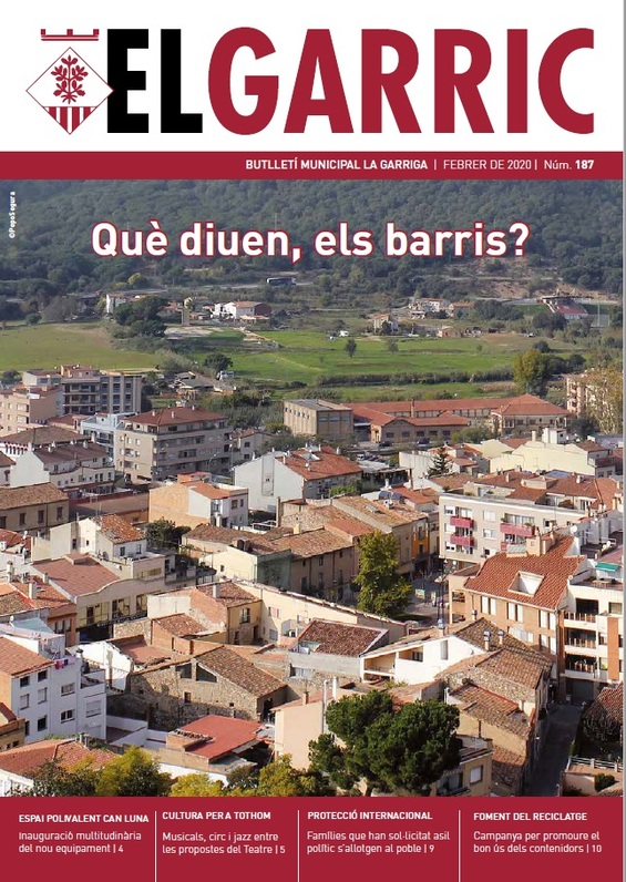 Les Trobades Veïnals, portada del butlletí de febrer 