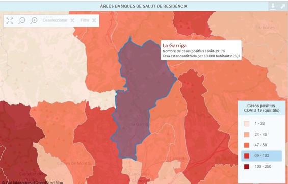 L'estat del coronavirus al municipi