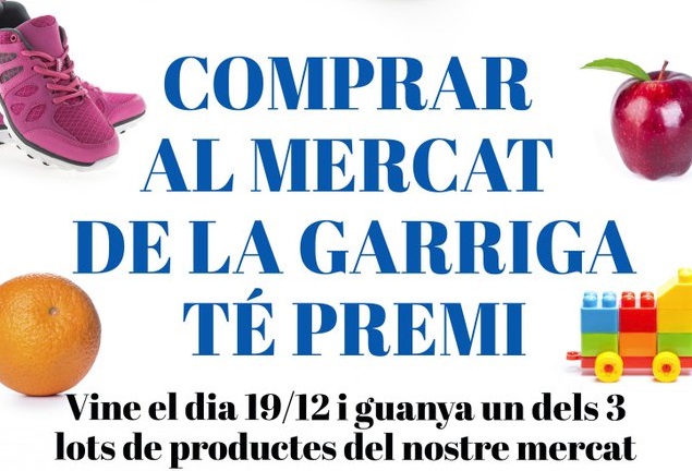 Aquest dissabte, comprar al mercat té premi