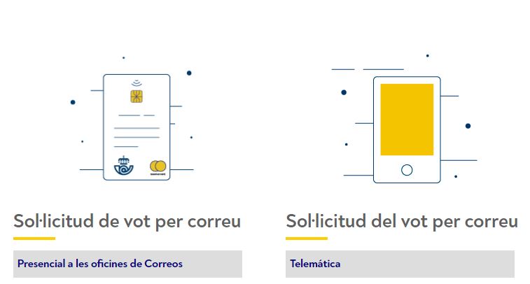 Es podrà votar per correu fins al 5 de febrer