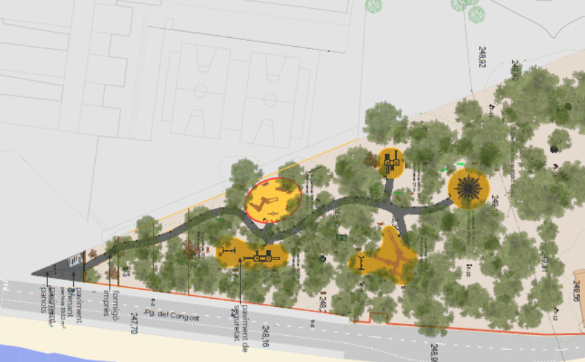 Comencen les obres al Parc dels Pinetons