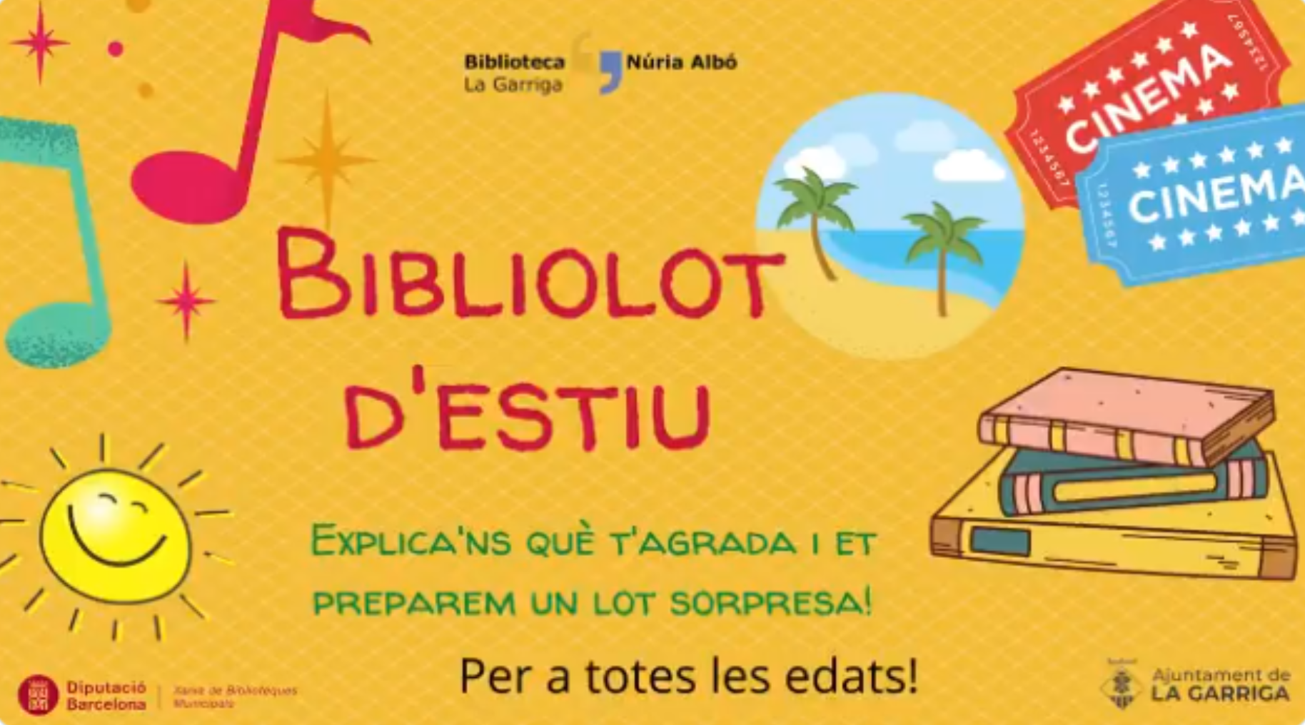 Demana el teu Bibliolot d'estiu a la Biblioteca!