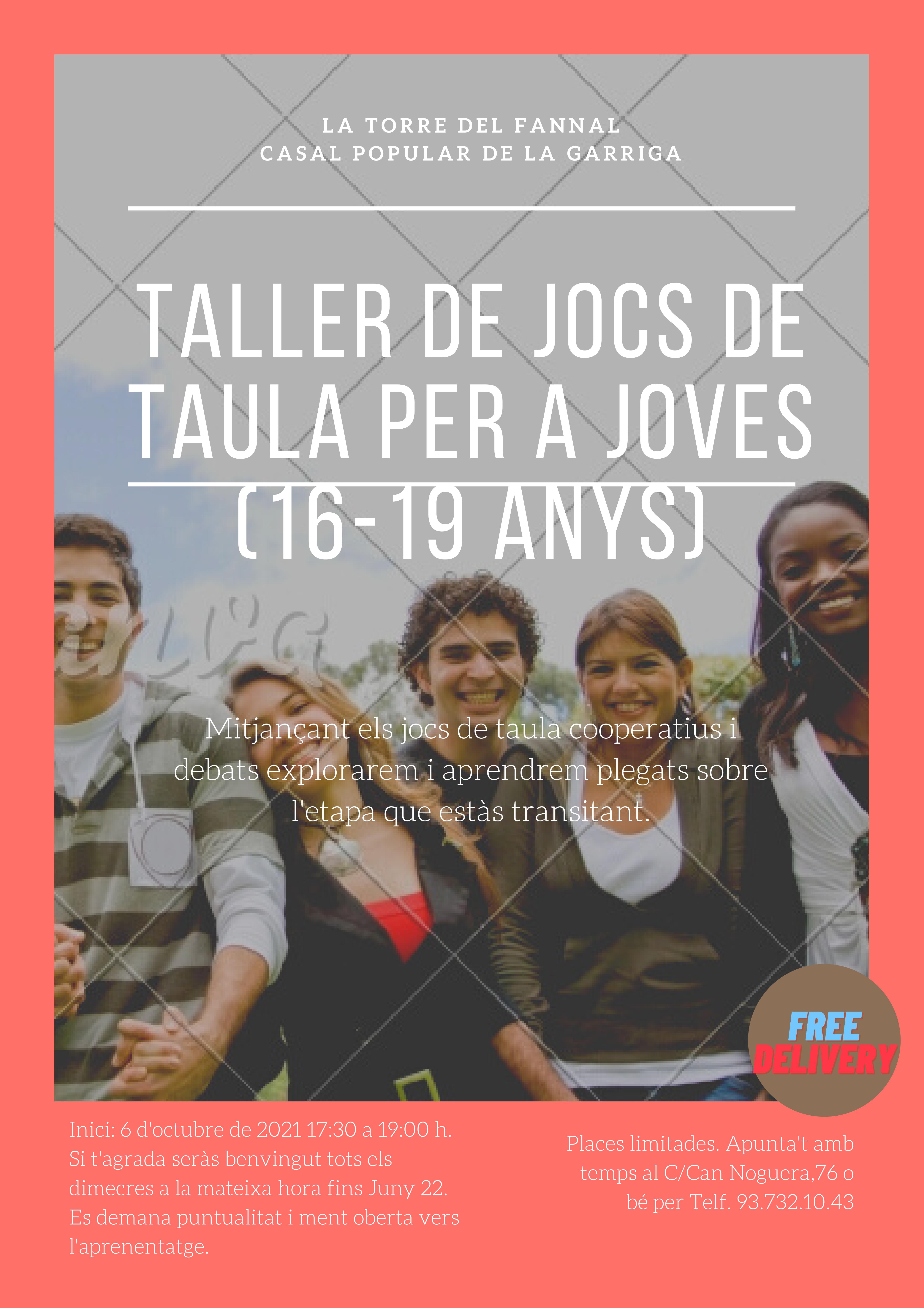 Tallers i cursos a la Torre del Fanal