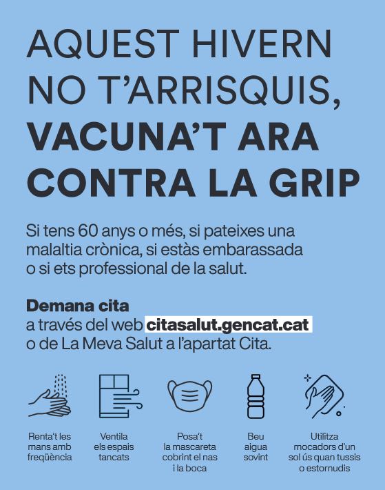 Campanya de vacunació contra la grip