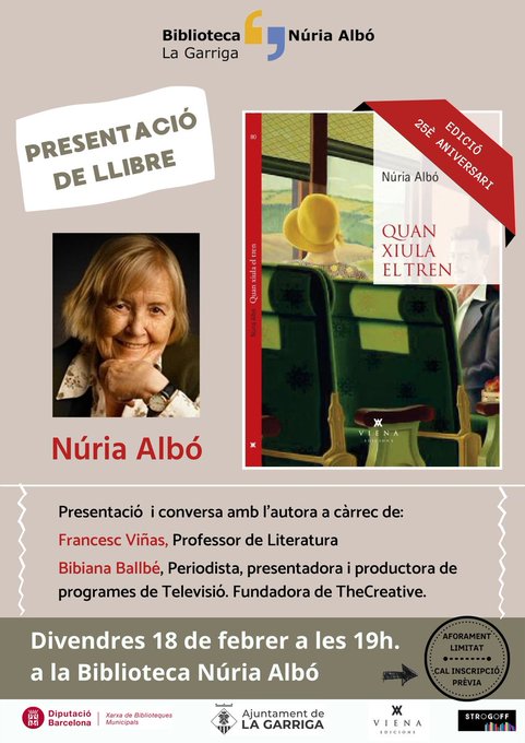 Núria Albó a la biblioteca