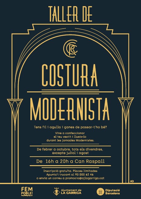 Presentació del taller de costura modernista