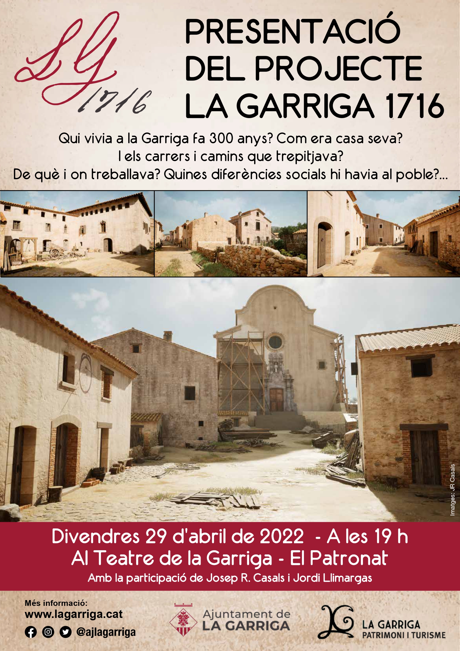 Presentació del projecte La Garriga 1716