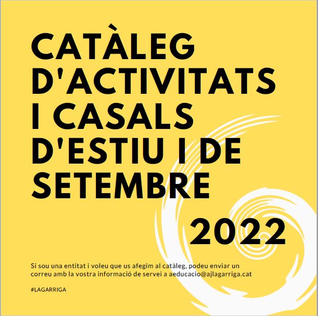 Ja es pot consultar el catàleg d'activitats i casals d'estiu