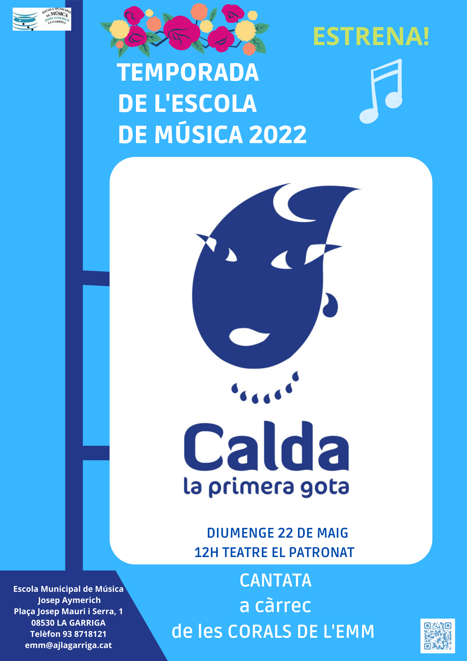 "Calda, la primera gota", la cantata de la història de la Garriga