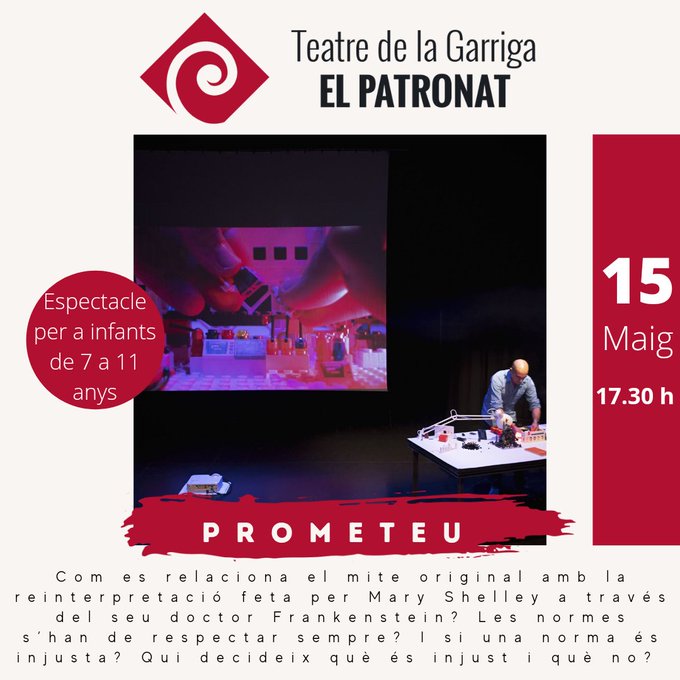 El teatre acosta el mite de Prometeu als infants