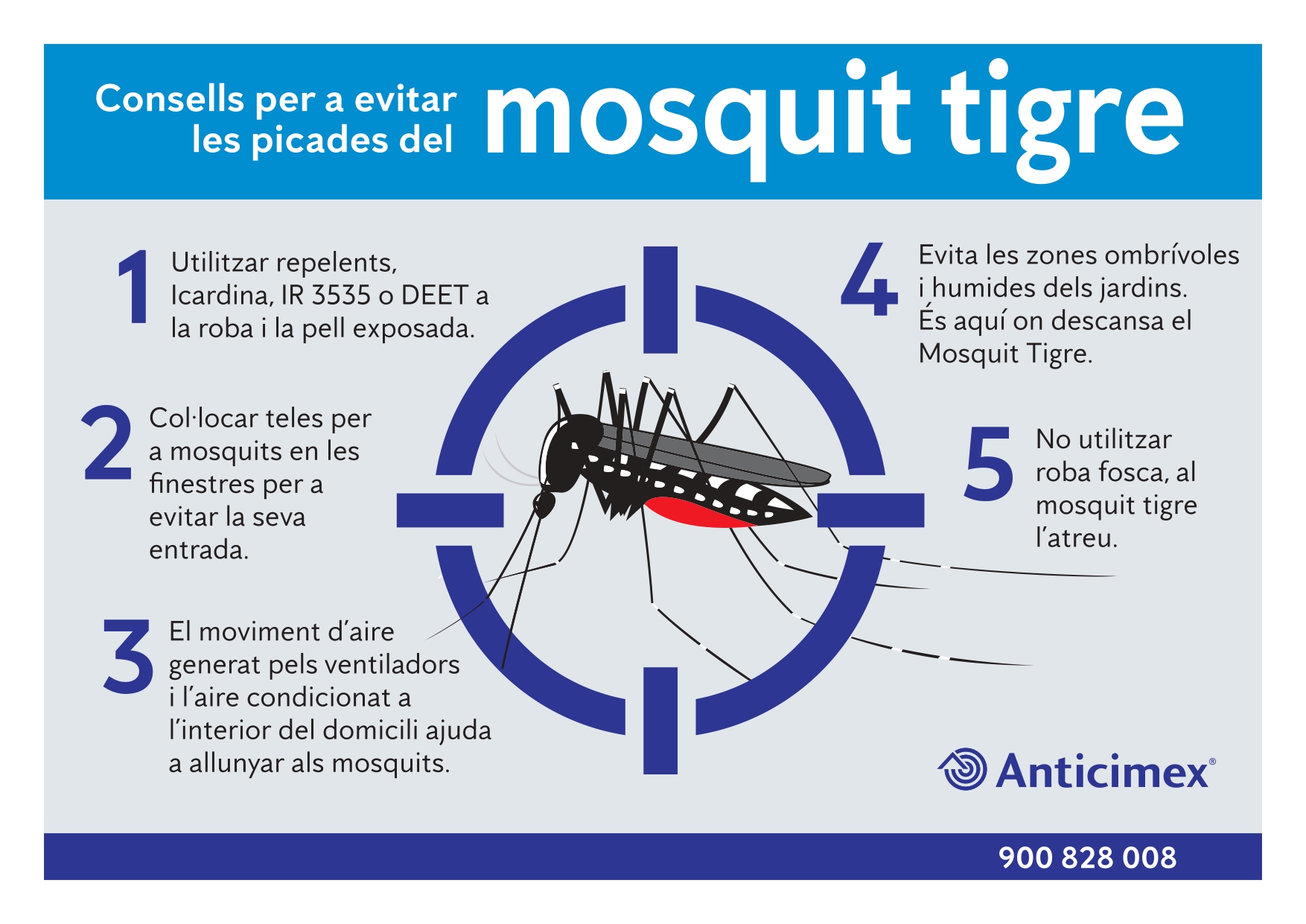 Consells per evitar el mosquit tigre