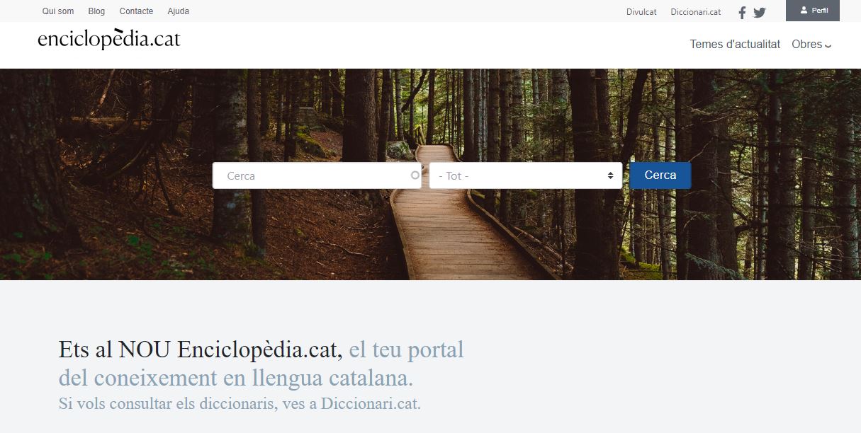 Enciclopèdia.cat: clic i actualitat