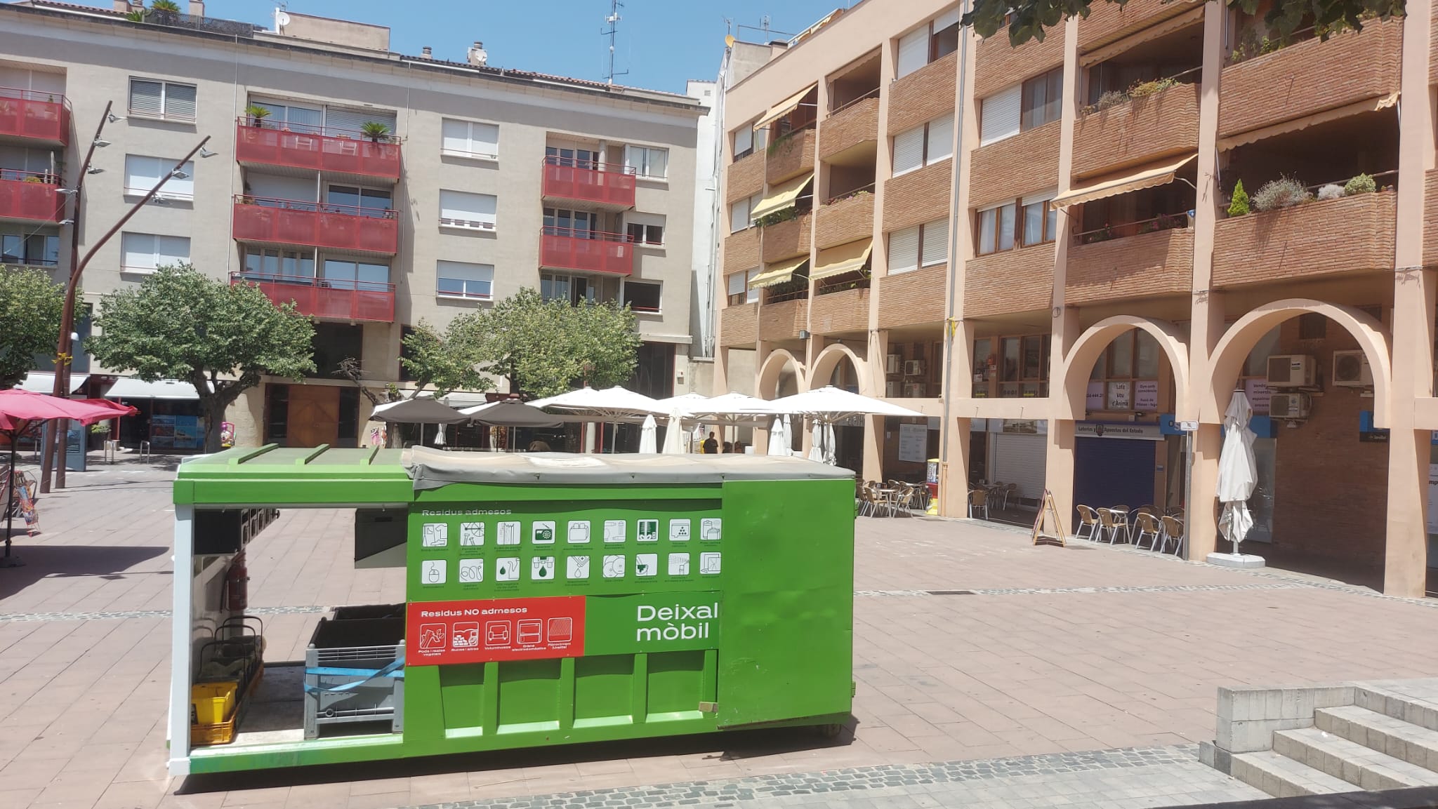 Canvis en el servei de la deixalleria mòbil per festes