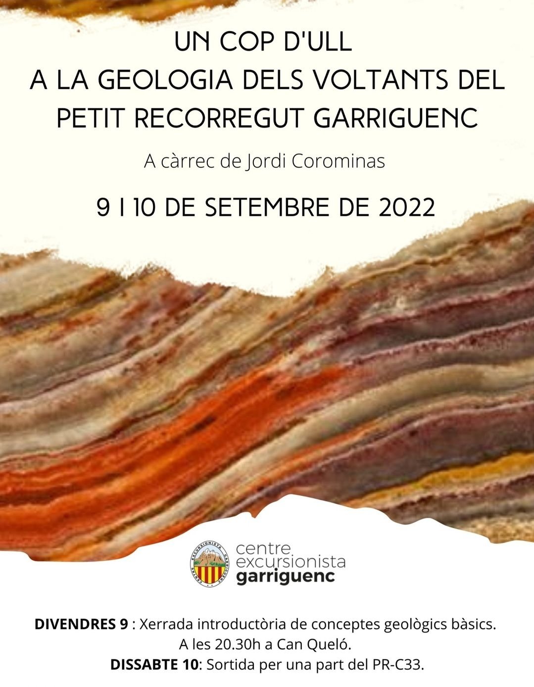 Un cop d'ull a la geologia dels voltants del Petit Recorregut Garriguenc - sortida