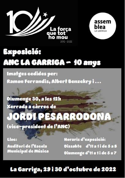 Exposició: ANC la Garriga - 10 anys