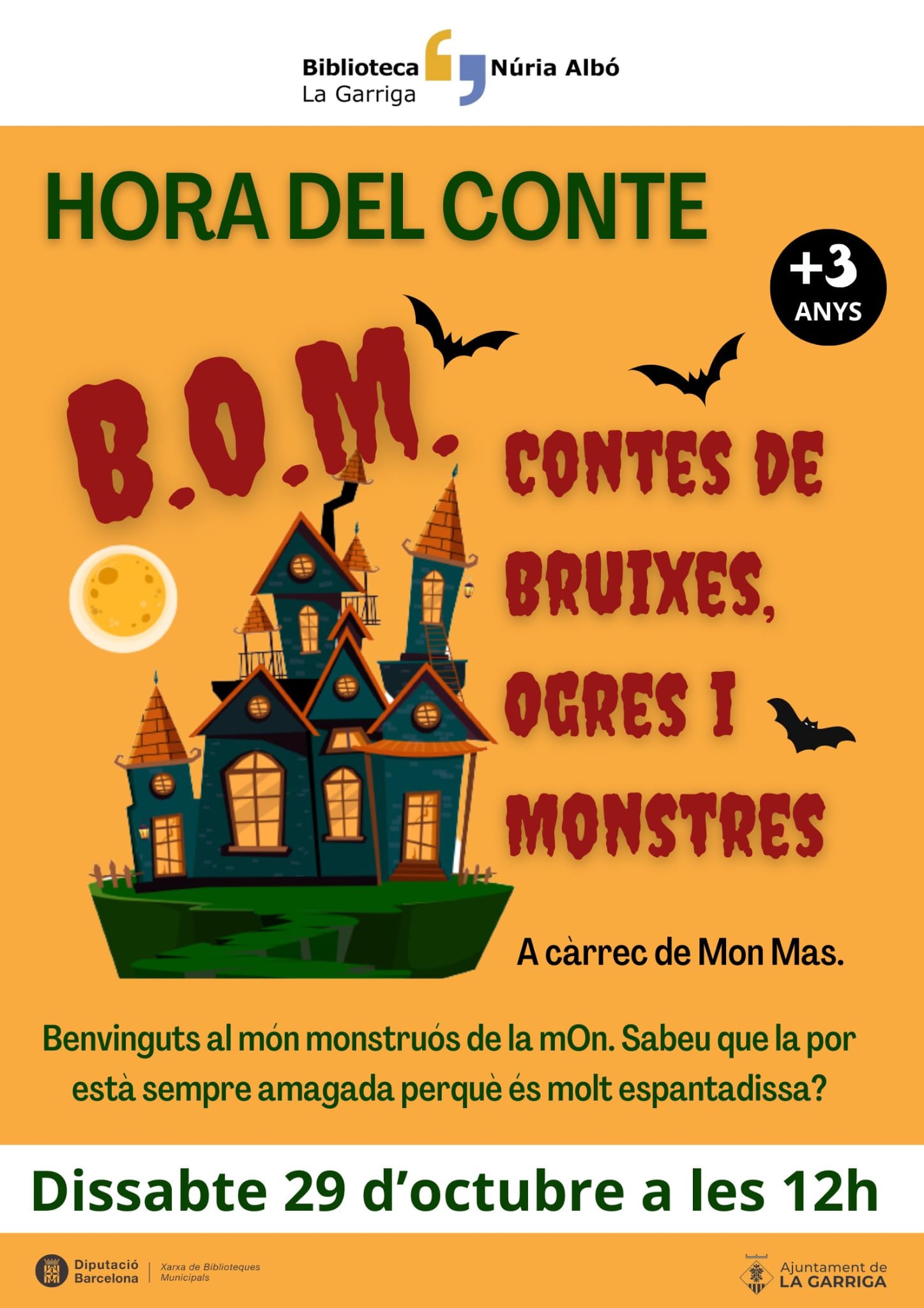 Hora del conte: Contes de bruixes, ogres i monstres