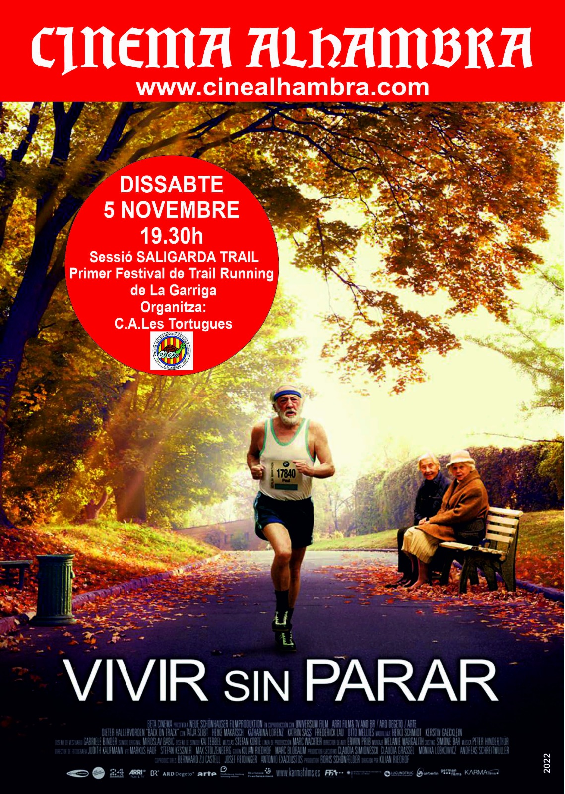 Sessió de cinema Saligarda Trail: Vivir sin parar