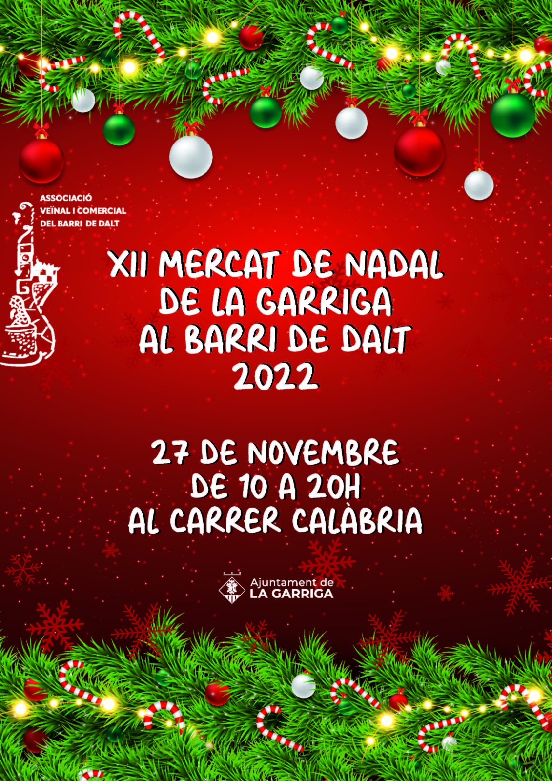 XII Mercat de Nadal de la Garriga al barri de Dalt