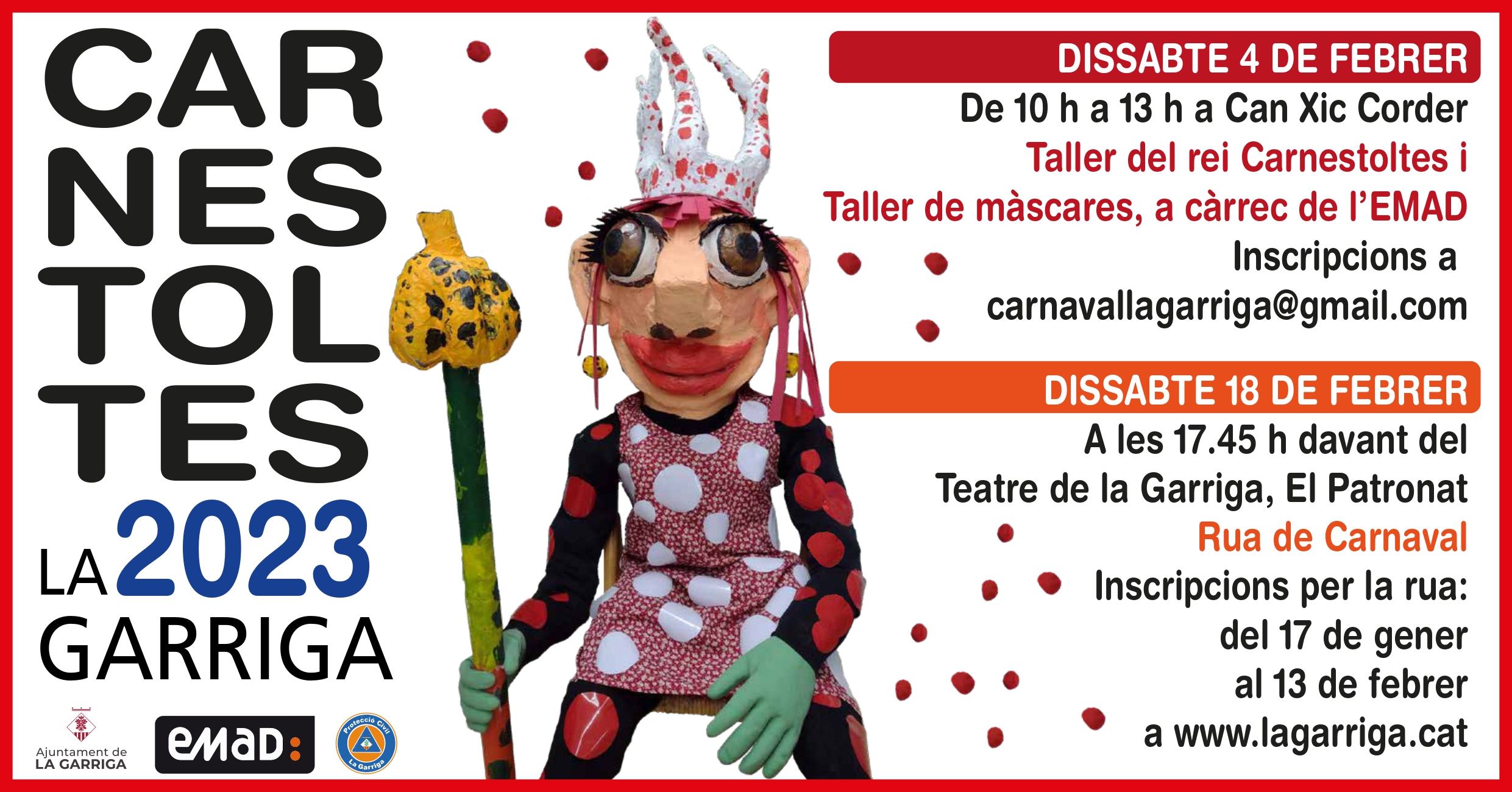 Veniu a construir el Rei Carnestoltes!