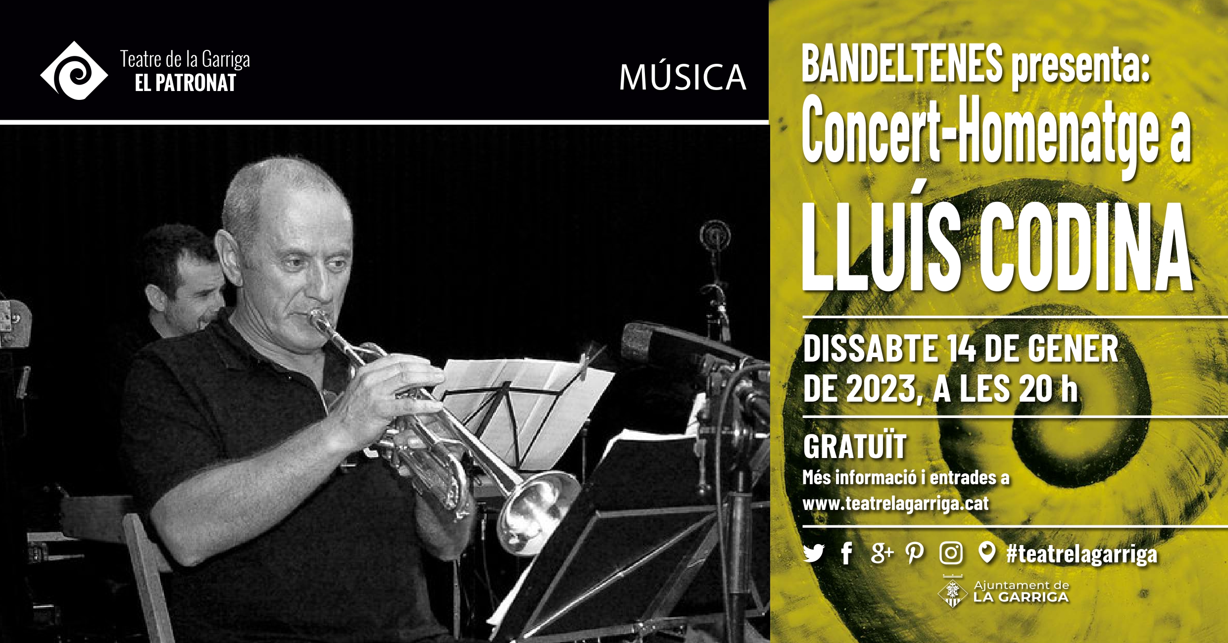 Concert homenatge a Lluís Codina de la Bandeltenes
