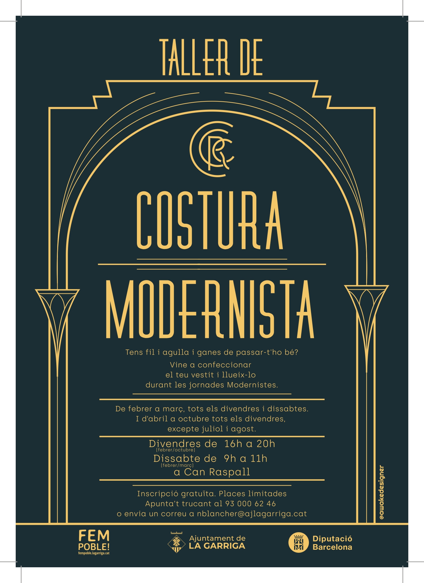 Nova edició del taller de costura modernista